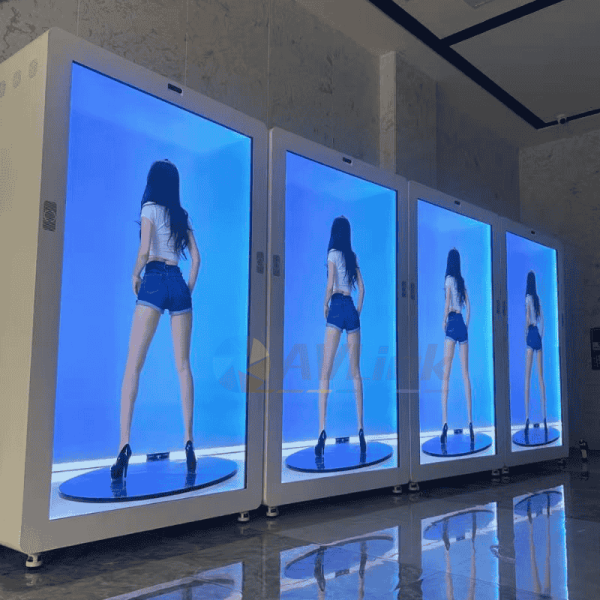 98 inch Transparent Holobox 3D holographic displays