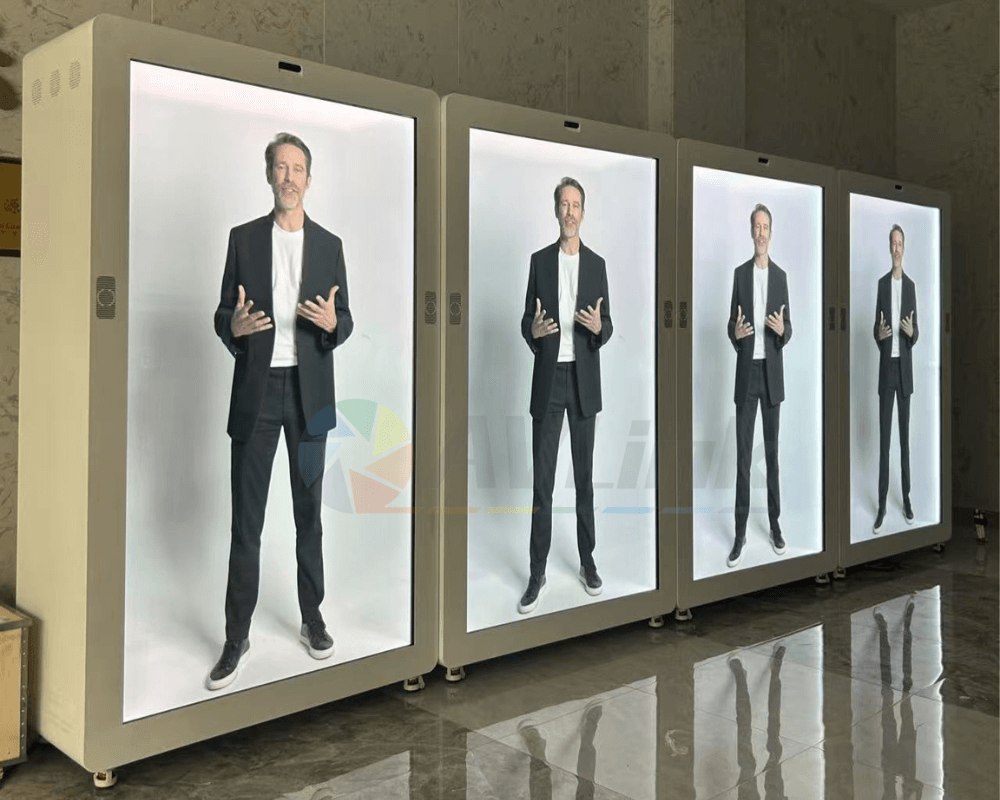 Avlink 98inch holobox transparent hologram