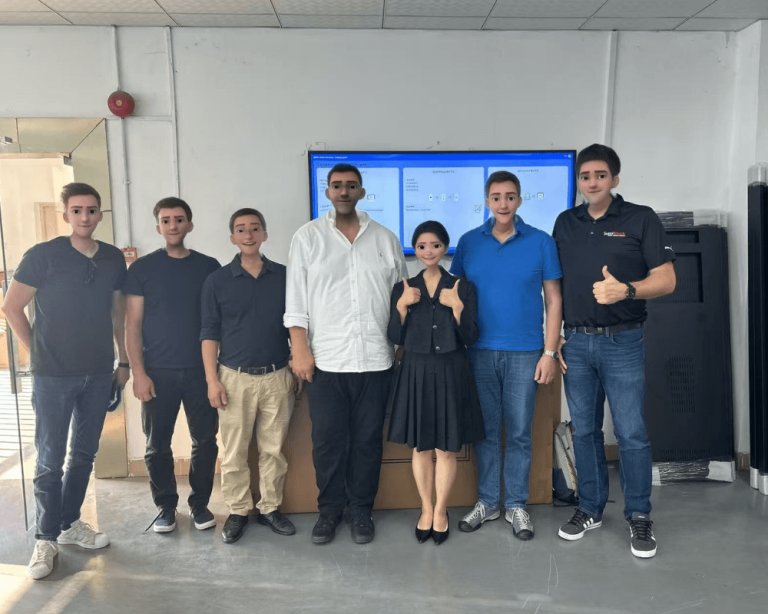 Avlink digital signage factory visit