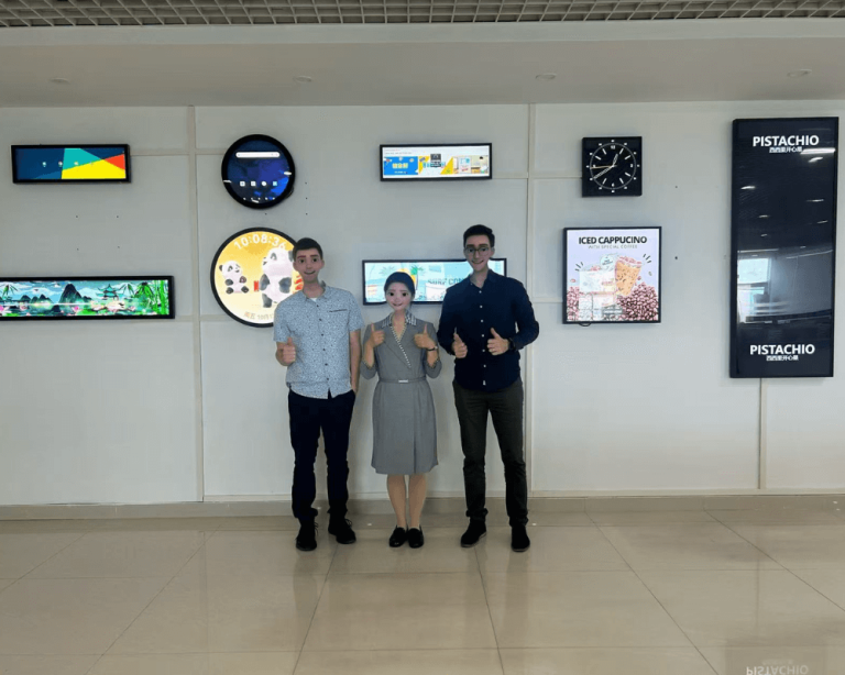 Avlink digital signage factory visit-