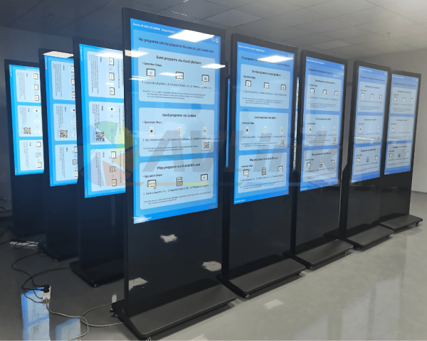 55inch Indoor Digital Signage Display Totem