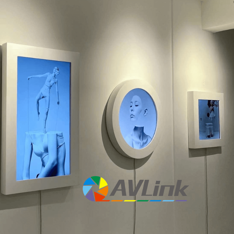 Avlink 23.6inch round LCD display in gallery