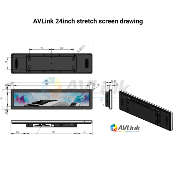avlink 24inch stretch screen drawing