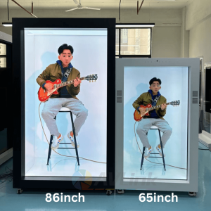 65inch Transparent 3D Hologram Holographic Display