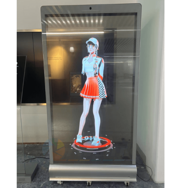 77inch Transparent OLED Display Interactive Kiosk