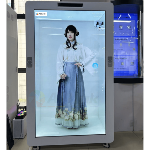 86inch AI Transparent 3D Hologram Display Beam Box 2