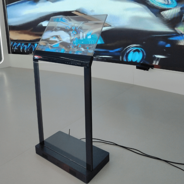 30 inch Transparent OLED Display Touch Kiosk