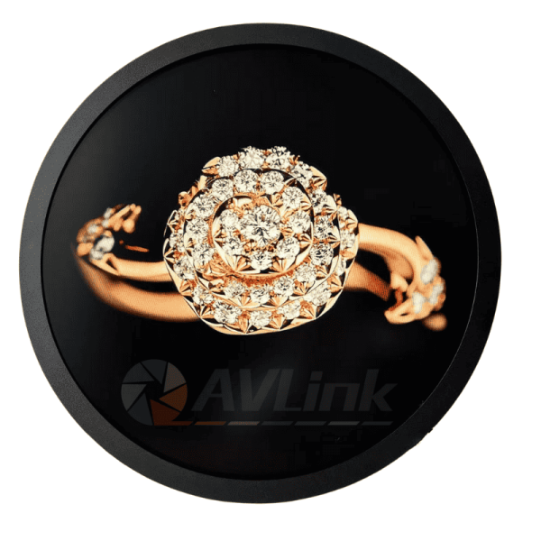 16 inch Round LCD Display Windows Circle Screen