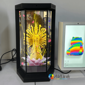 22 inch Transparent Holotube Cylinder Hologram