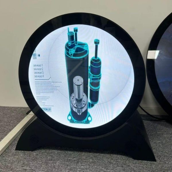 16 inch 24 inch Round LCD Display Transparent Holobox