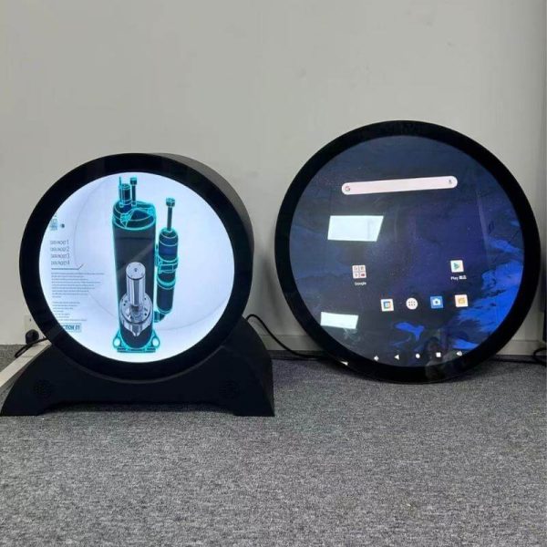 16 inch 24 inch Round LCD Display Transparent Holobox