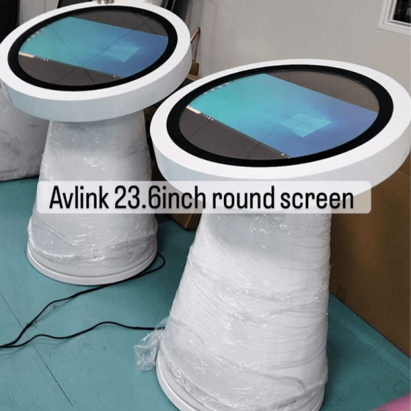 Avlink 23.6inch round screen kiosk