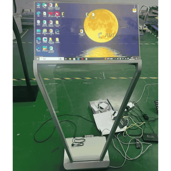30 inch Smart Interactive Transparent OLED Touch Kiosk