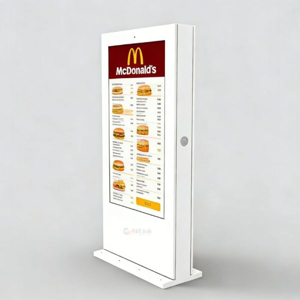 86 inch 4K Outdoor LCD Digital Signage Free-standing Display
