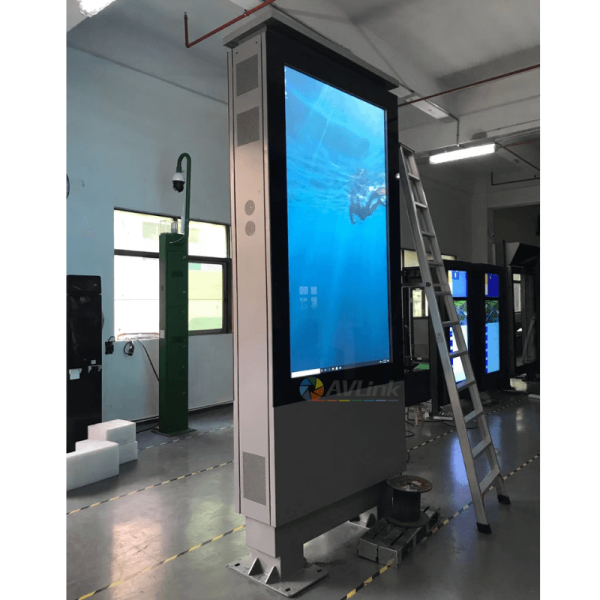 86 inch 4K Outdoor Digital Signage Displays Totem