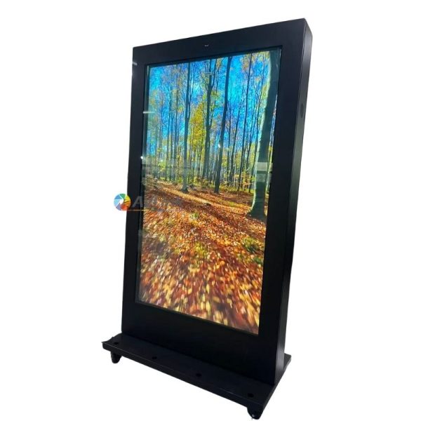 86 inch 4K Outdoor LCD Digital Signage Free-standing Display