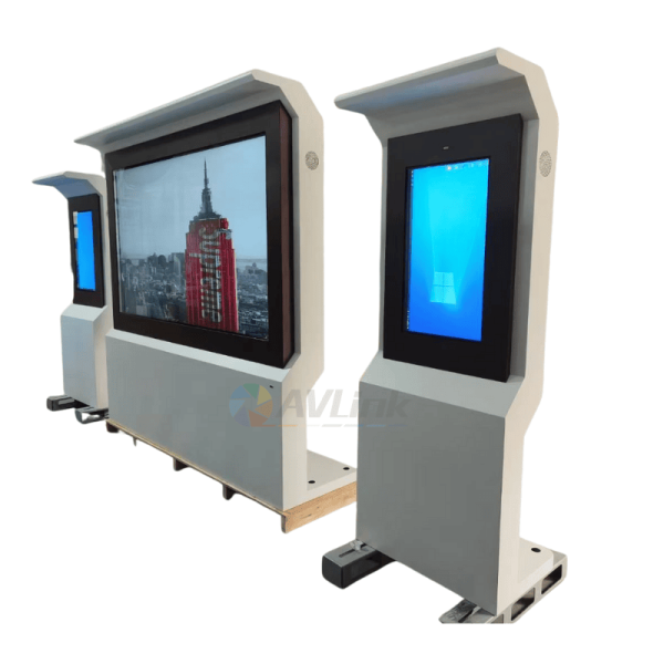 55 inch Outdoor Drive-thru Menu Board Triple Digital Signage