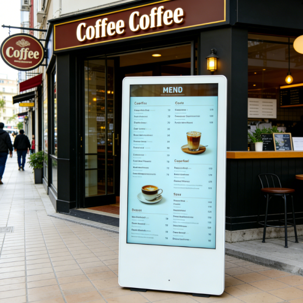 43 inch Waterproof Portable Outdoor LCD Kiosk Battery Powered