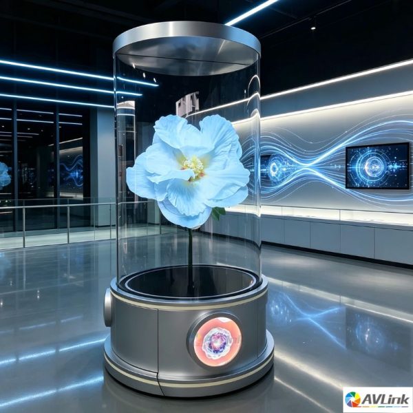 75 inch 360 degree Double-sided AI Transparent 3D Holographic display