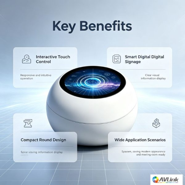16 inch Round Touch Interactive Display | AVLink Screen